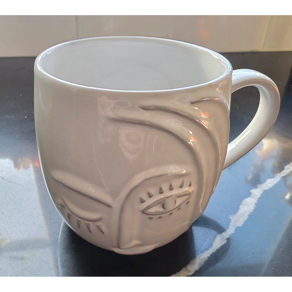 Starbucks 2013 Anniversary Winking Mermaid Siren Tail 3D Embossed Mug 14oz